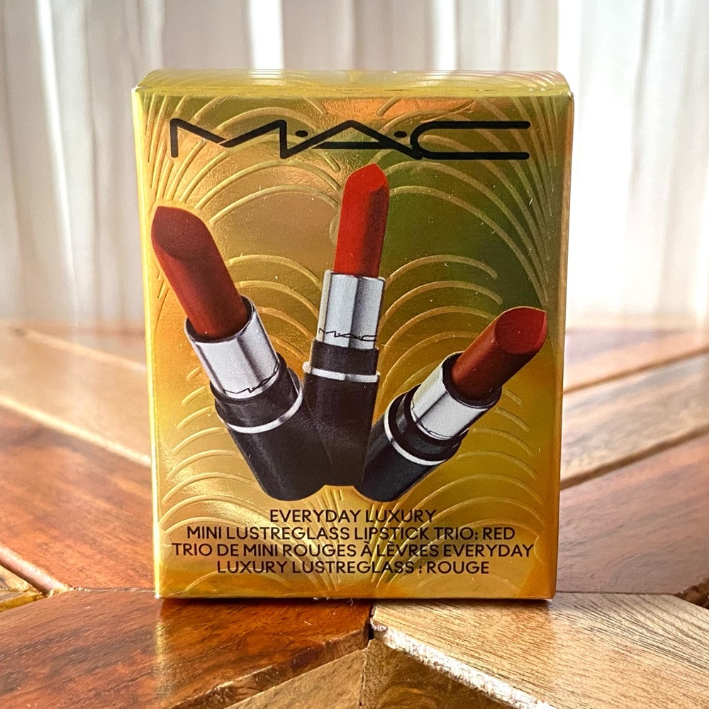 MAC Mini Lustreglass Lipstick Trio